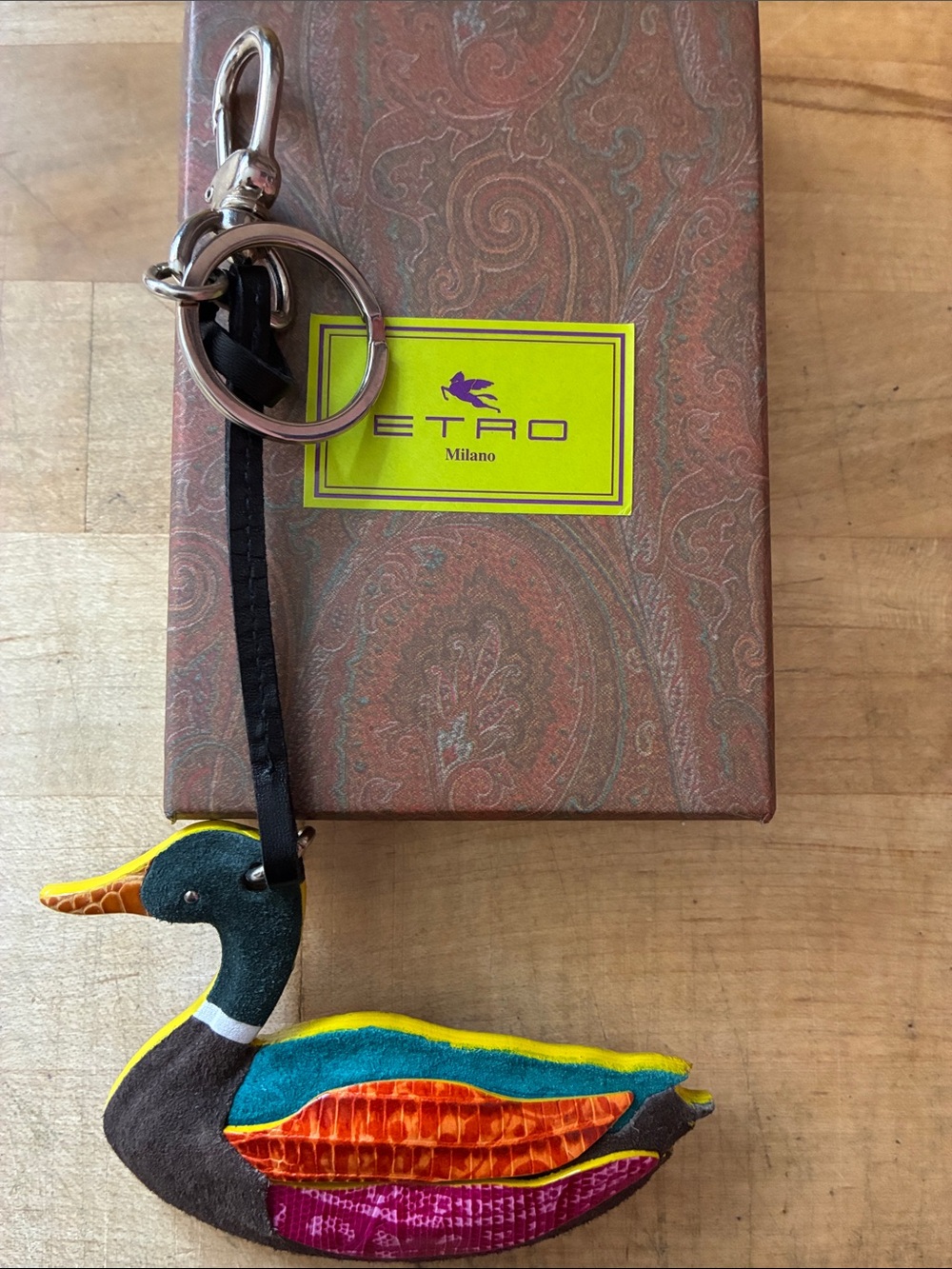 Etro Duck Bag Charm in Box!